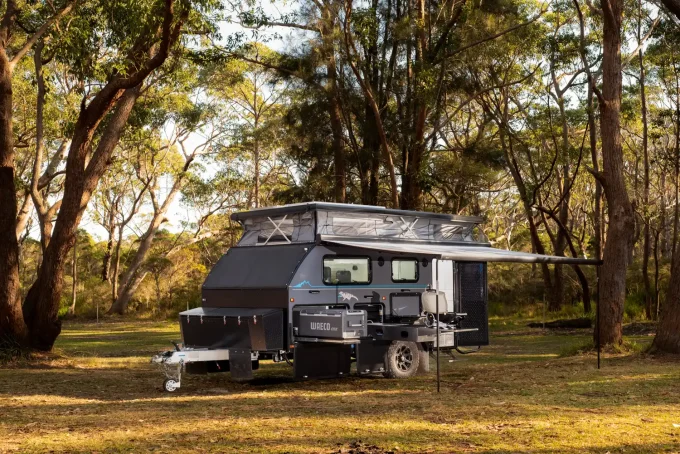 blue tongue camper xc16 hybrid caravan