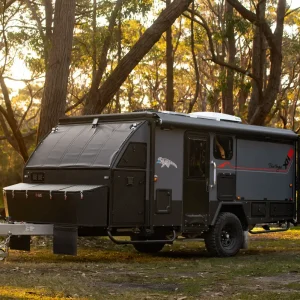 blue tongue camper xh16 hybrid caravan